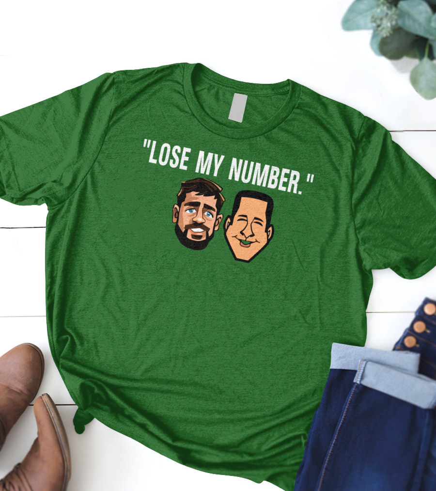 Lose My Number Aaron Rodgers Adam Schefter T-Shirt