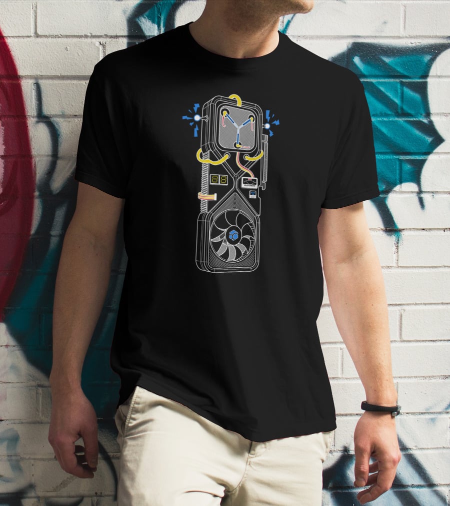 Flux Capacitor Graphics Card 3080 Fusion T-Shirt