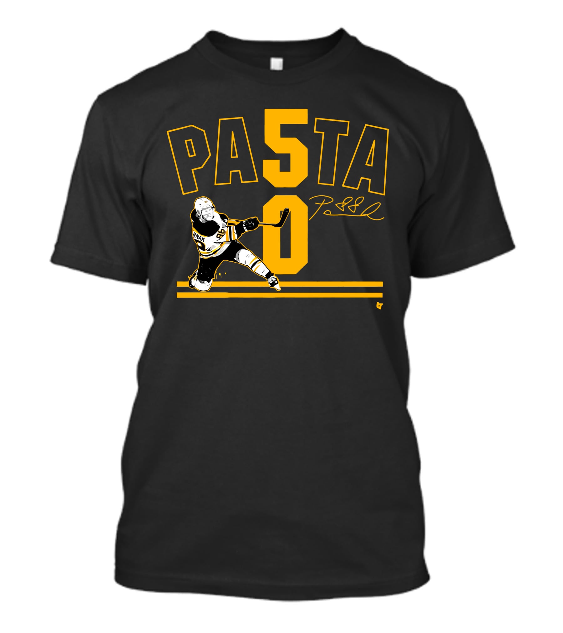 PASTA 50 Pastrnak Hockey Player 88 T-Shirt
