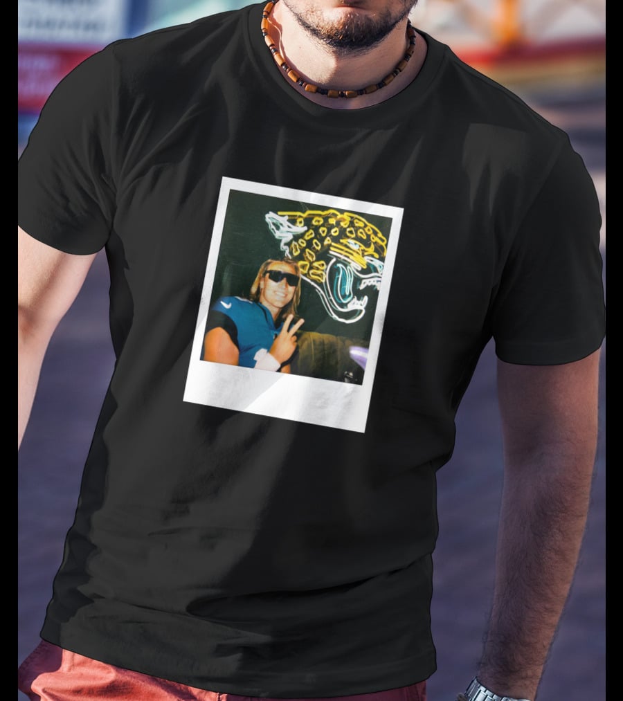 Trevor Lawrence Steezy Trev Jacksonville Jaguars Profile Picture T-Shirt