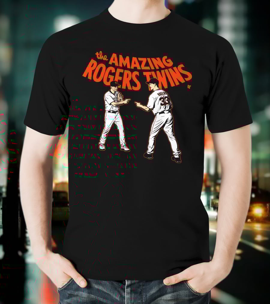 The Amazing Rogers Twins San Francisco Baseball Players T-Shirt
