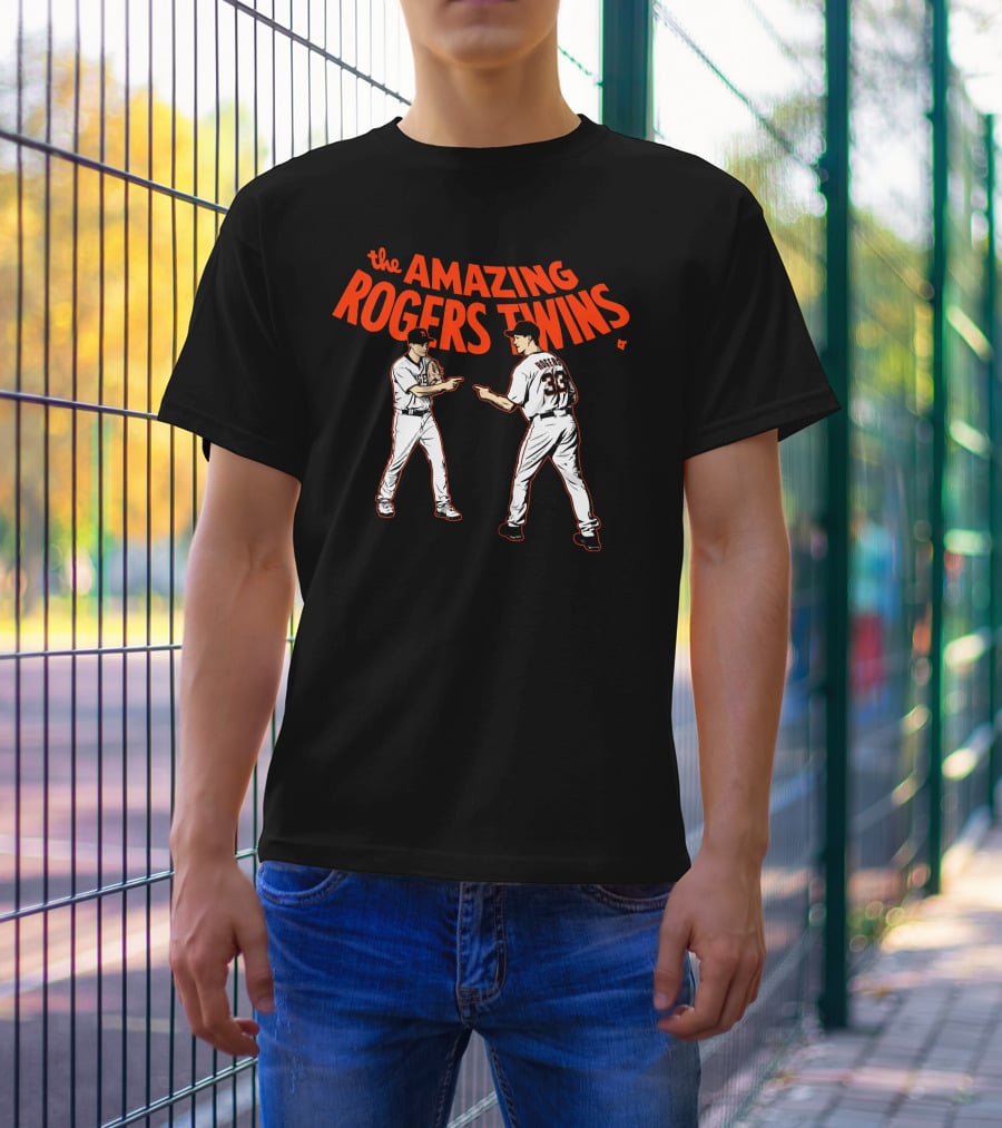 The Amazing Rogers Twins San Francisco Baseball Players T-Shirt