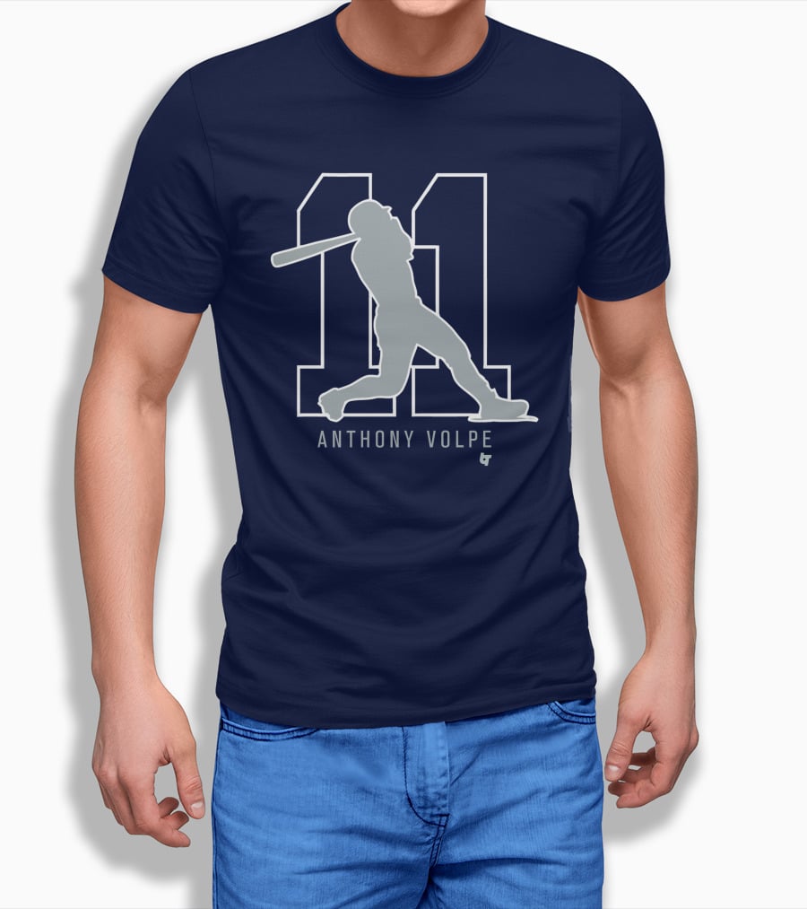Anthony Volpe 11 New York Baseball T-Shirt