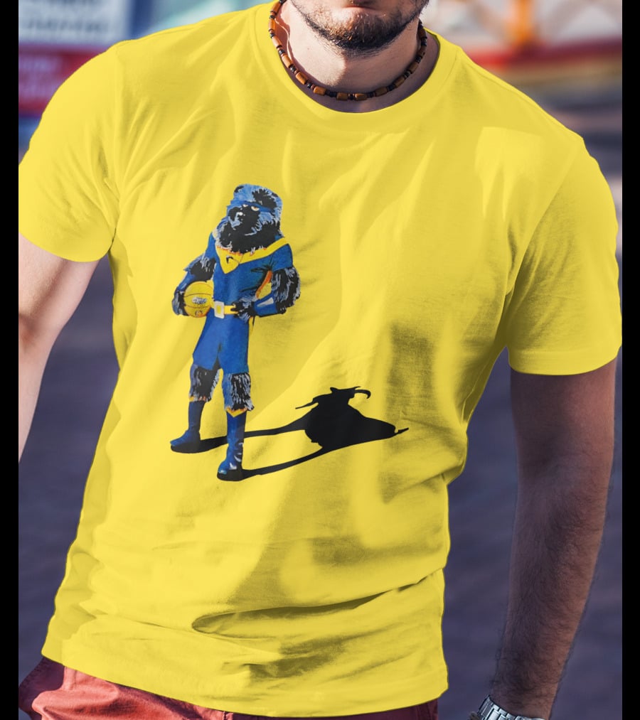 Memphis Grizzlies Basketball GOAT With Superhero Bear And Goat Shadow T-Shirt