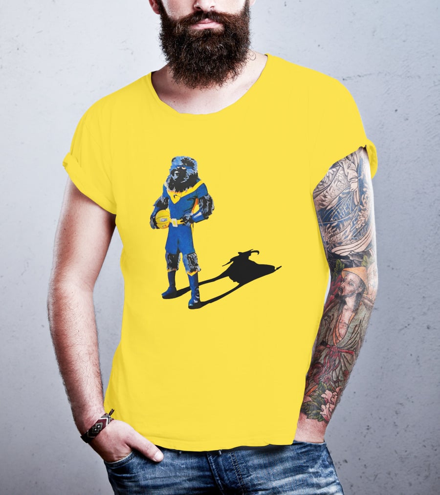 Memphis Grizzlies Basketball GOAT With Superhero Bear And Goat Shadow T-Shirt