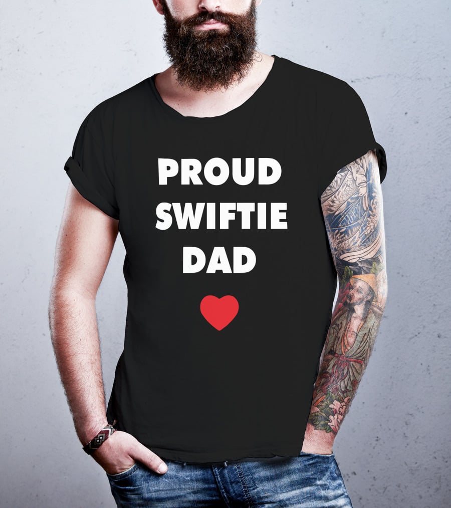 PROUD SWIFTIE DAD HEART T-Shirt