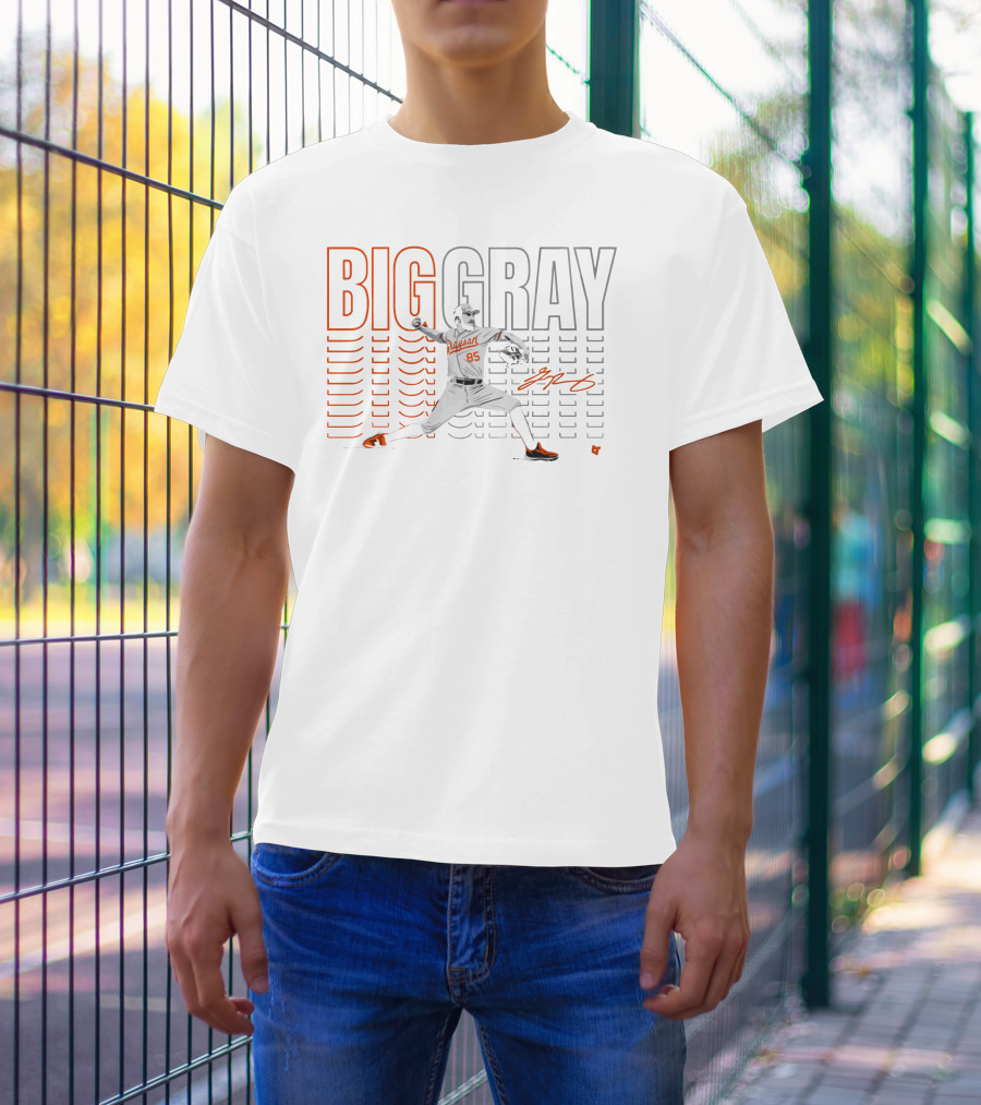 BIG GRAY Grayson Rodriguez Pitching Number 85 Dynamic T-Shirt