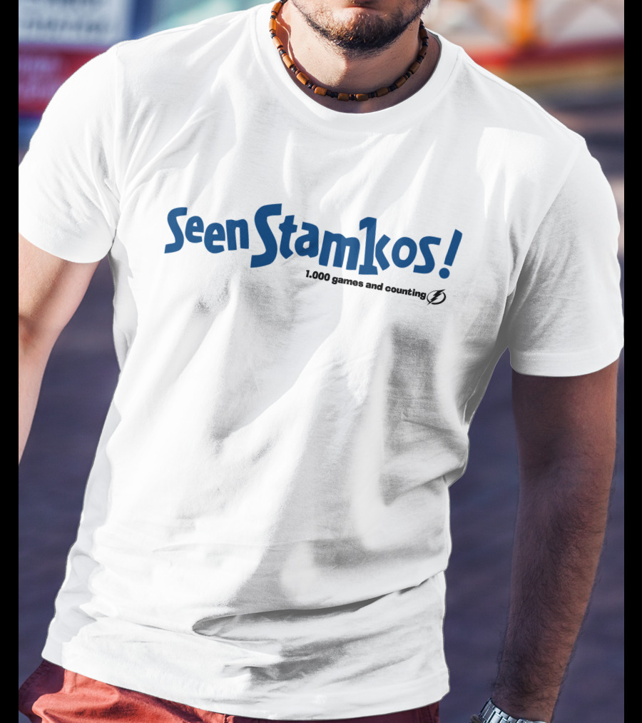 Seen Stamkos 1000 Games And Counting Tampa Bay Lightning T-Shirt