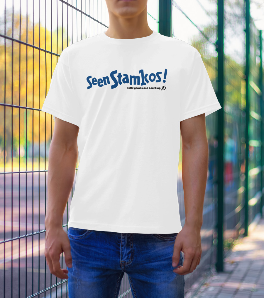 Seen Stamkos 1000 Games And Counting Tampa Bay Lightning T-Shirt