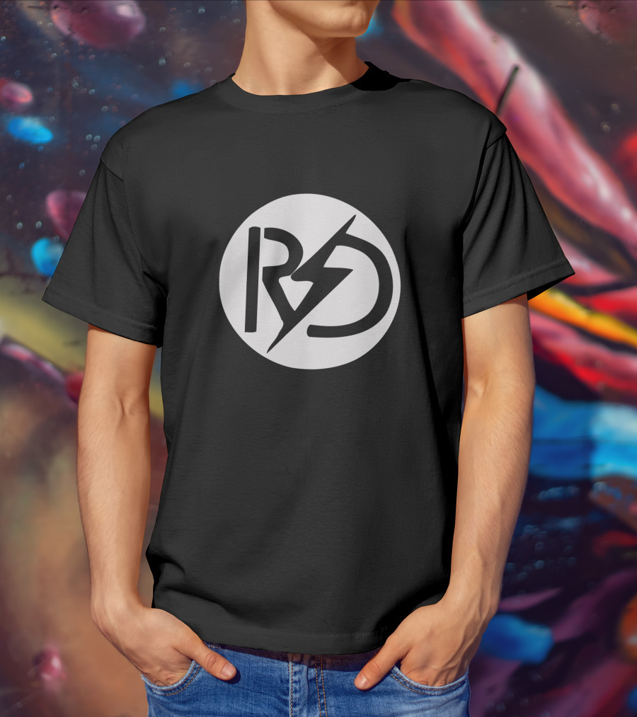 Rhys RD Logo With Circular Emblem T-Shirt