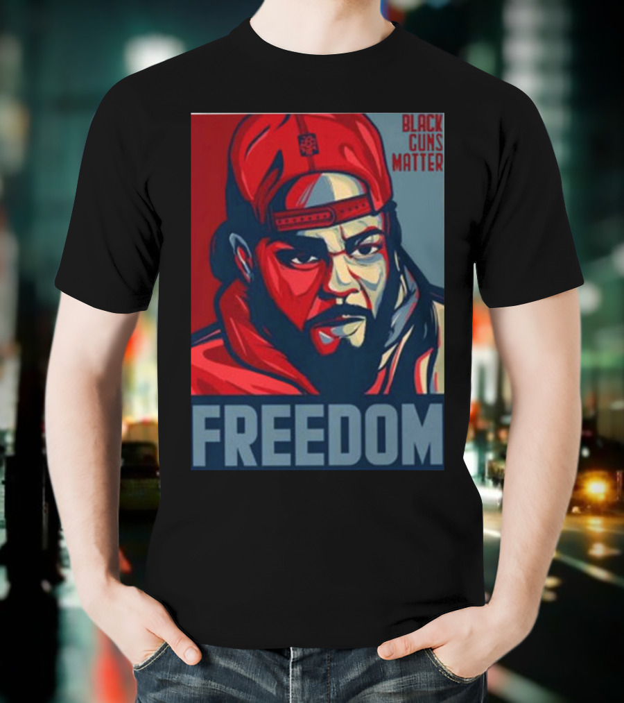 BGM Collectible Black Freedom Black Guns Matter T-Shirt