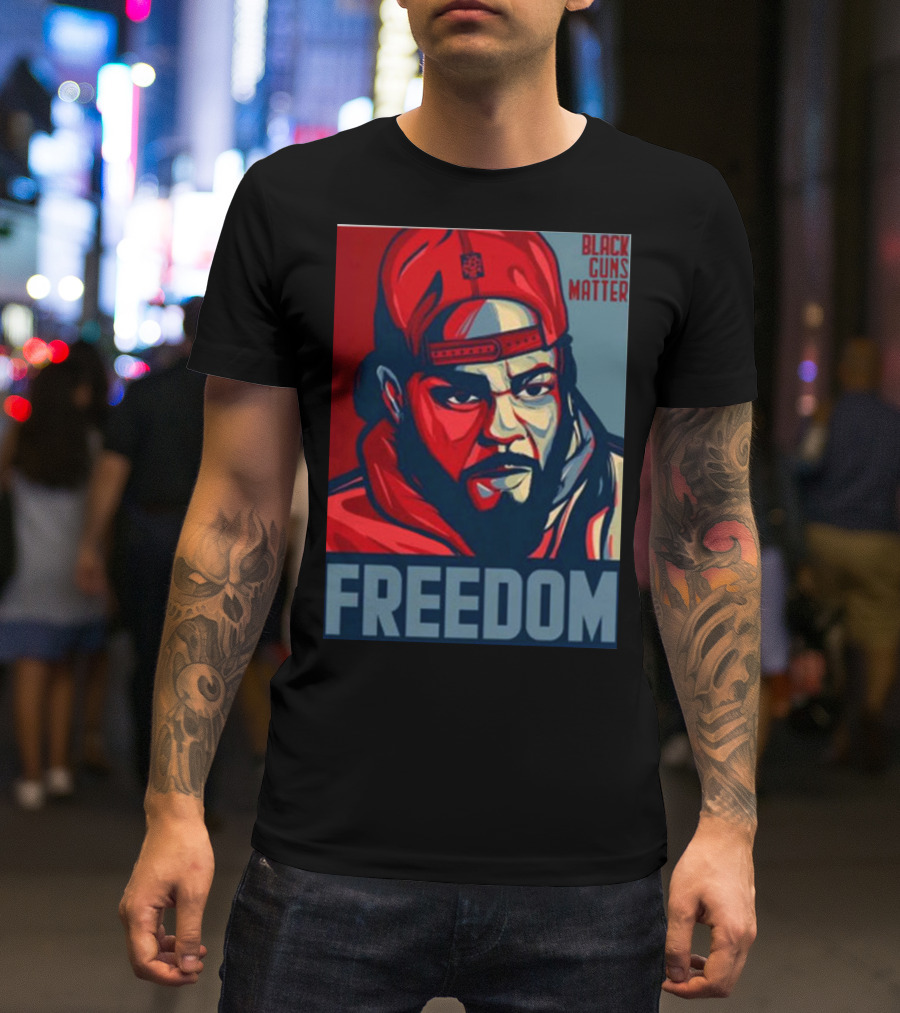 BGM Collectible Black Freedom Black Guns Matter T-Shirt