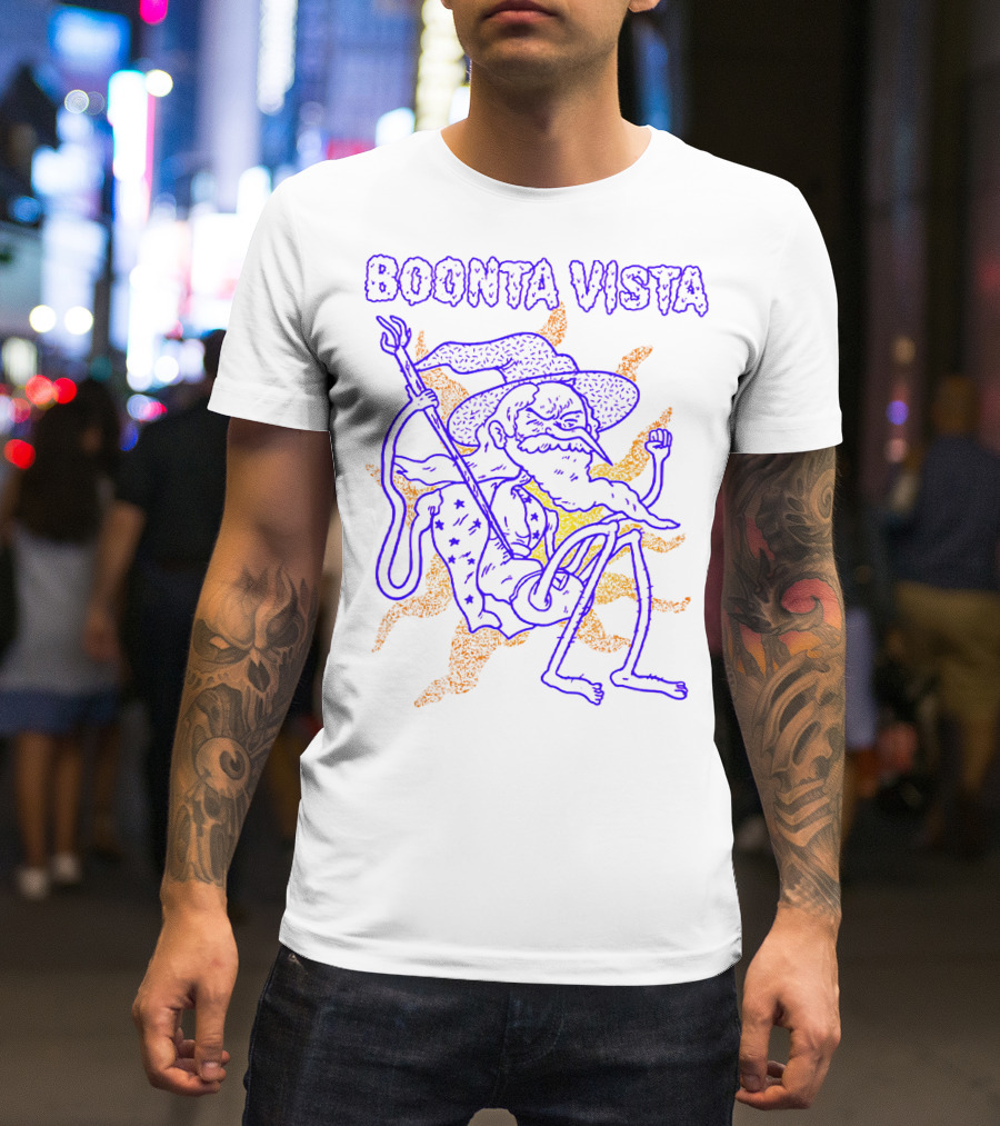 Boonta Vista Wizard With Staff And Hat T-Shirt