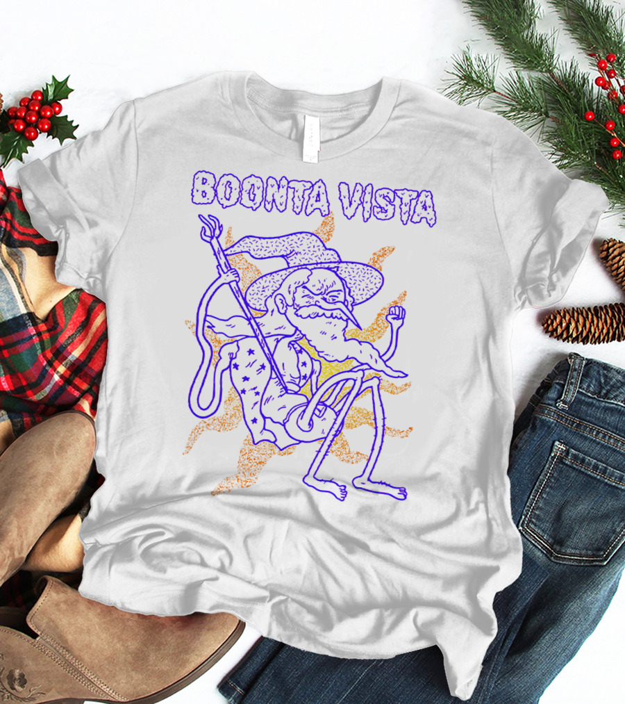 Boonta Vista Wizard With Staff And Hat T-Shirt