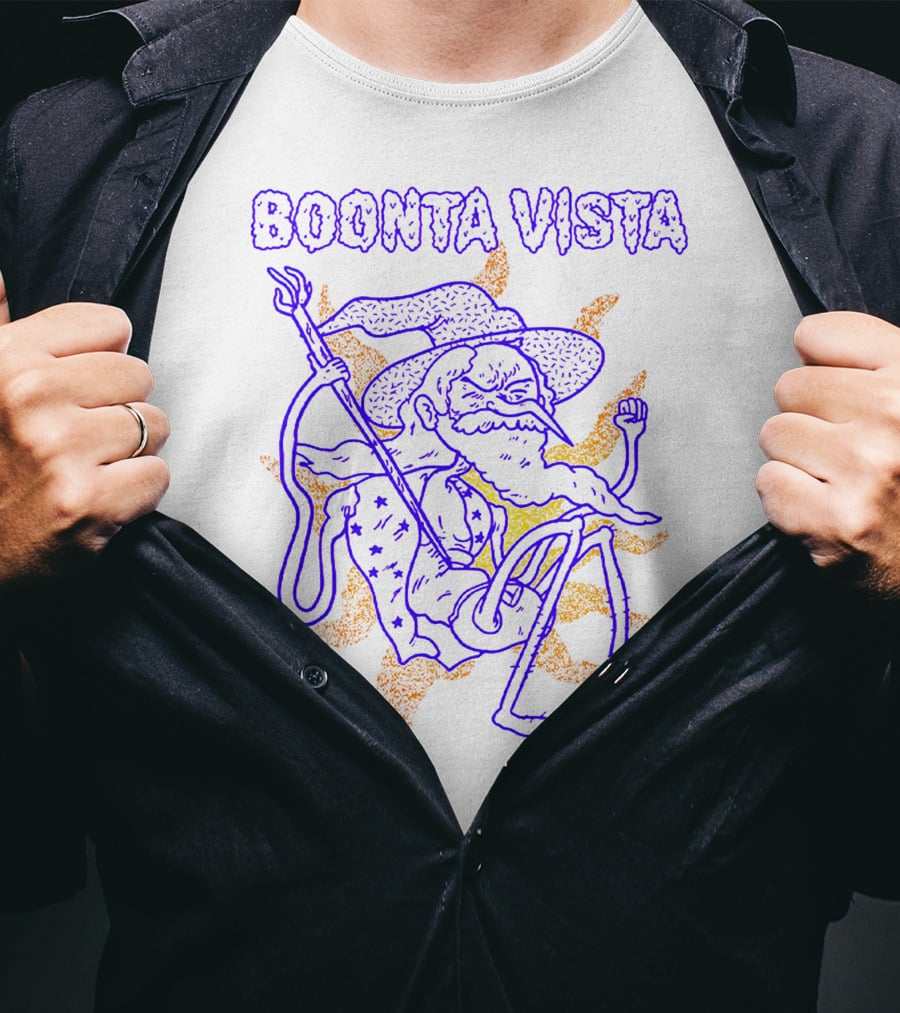 Boonta Vista Wizard With Staff And Hat T-Shirt