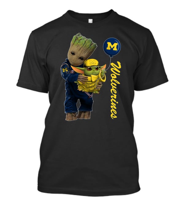 G&Y-Michigan Wolverines M Balloon Hug T-Shirt