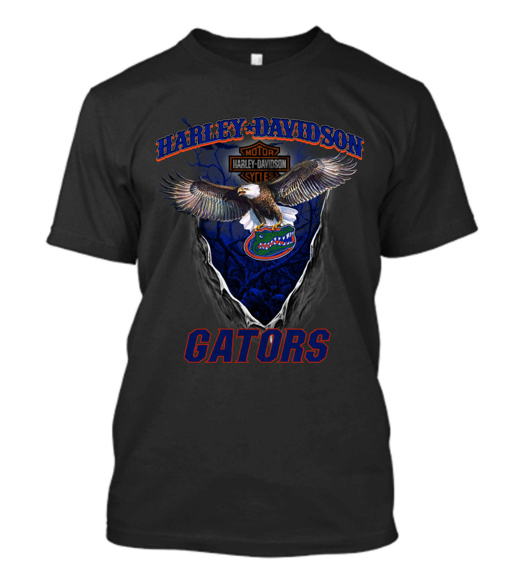 Harley Davidson Motor Cycles Gators T-Shirt