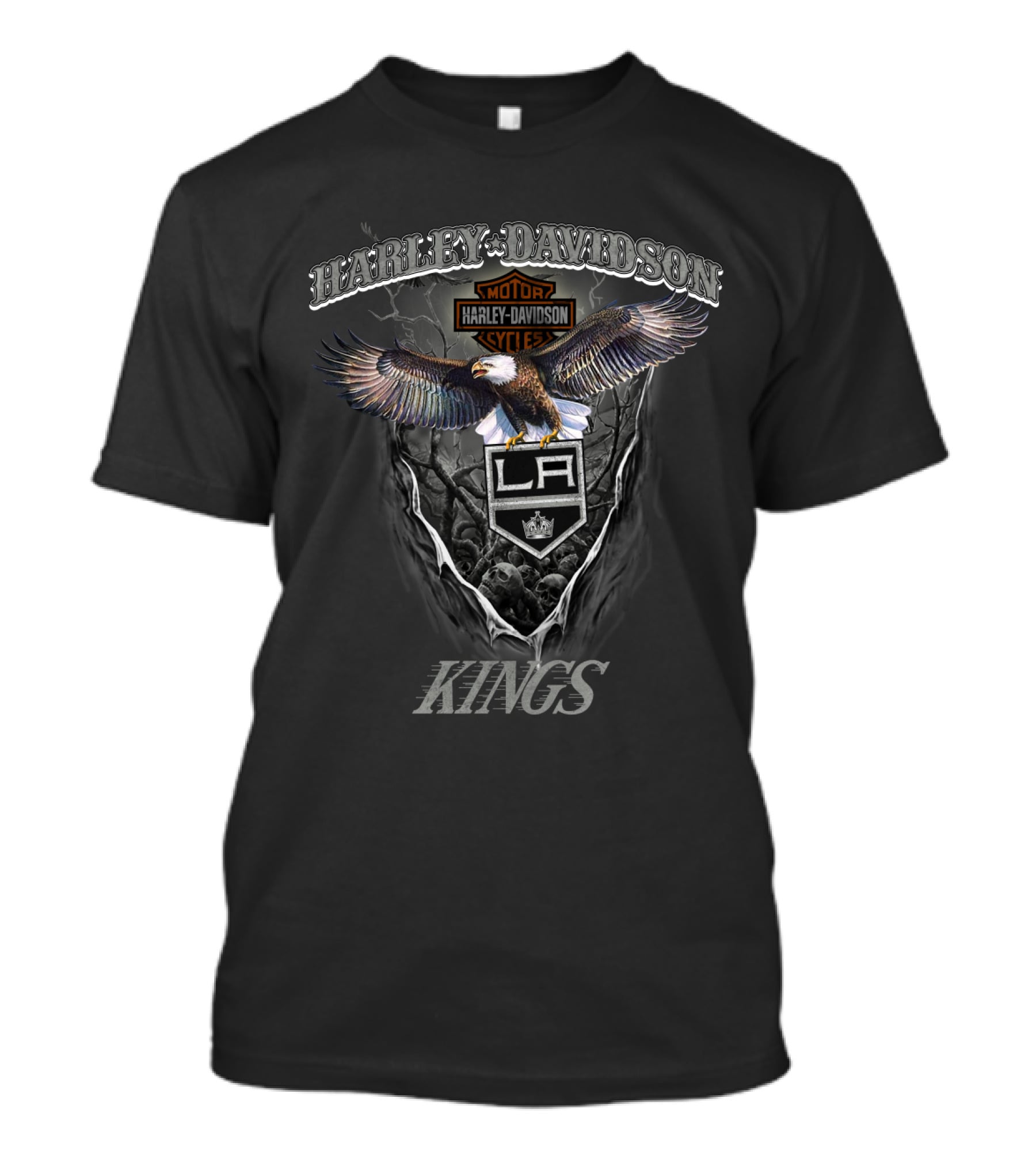 Harley Davidson Motor Cycles La Kings T-Shirt