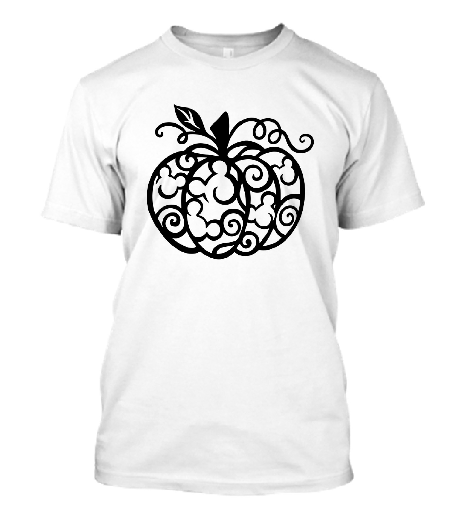 Mickey Mouse Pumpkin Silhouette Halloween T-Shirt