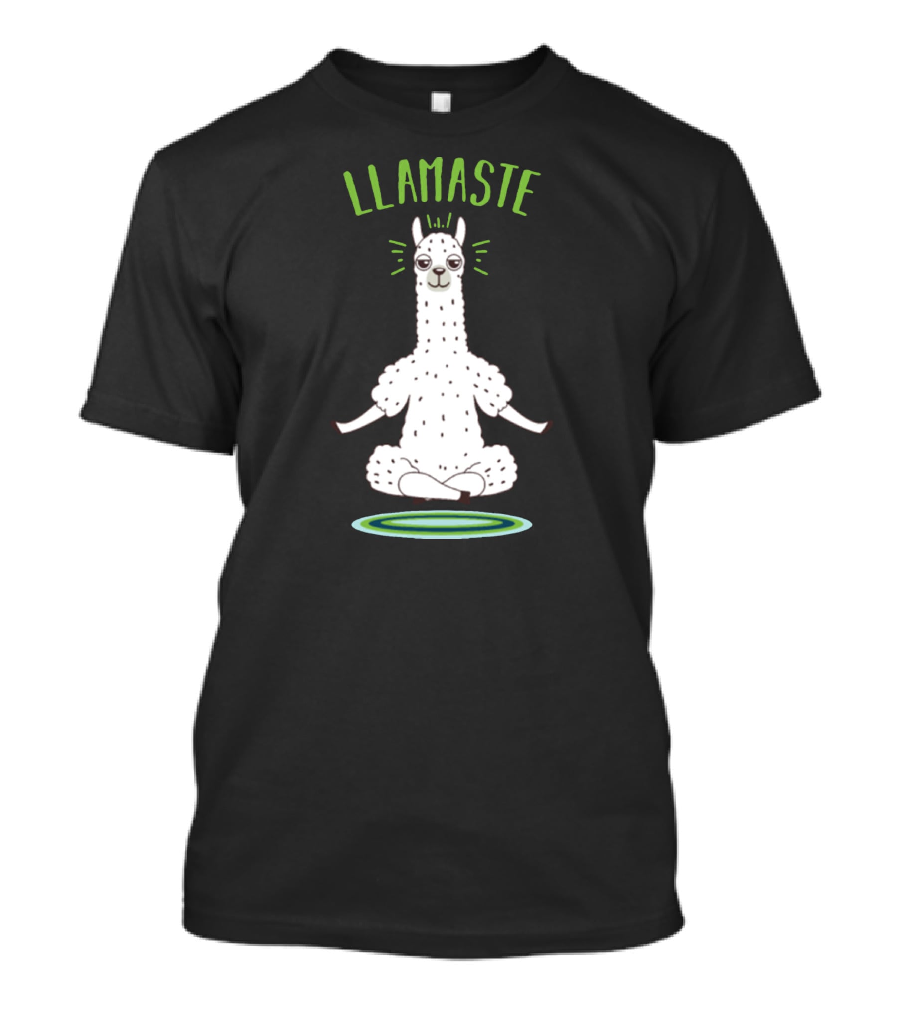 Llamaste Mindfulness Animal Lover Llama In Yoga Pose T-Shirt