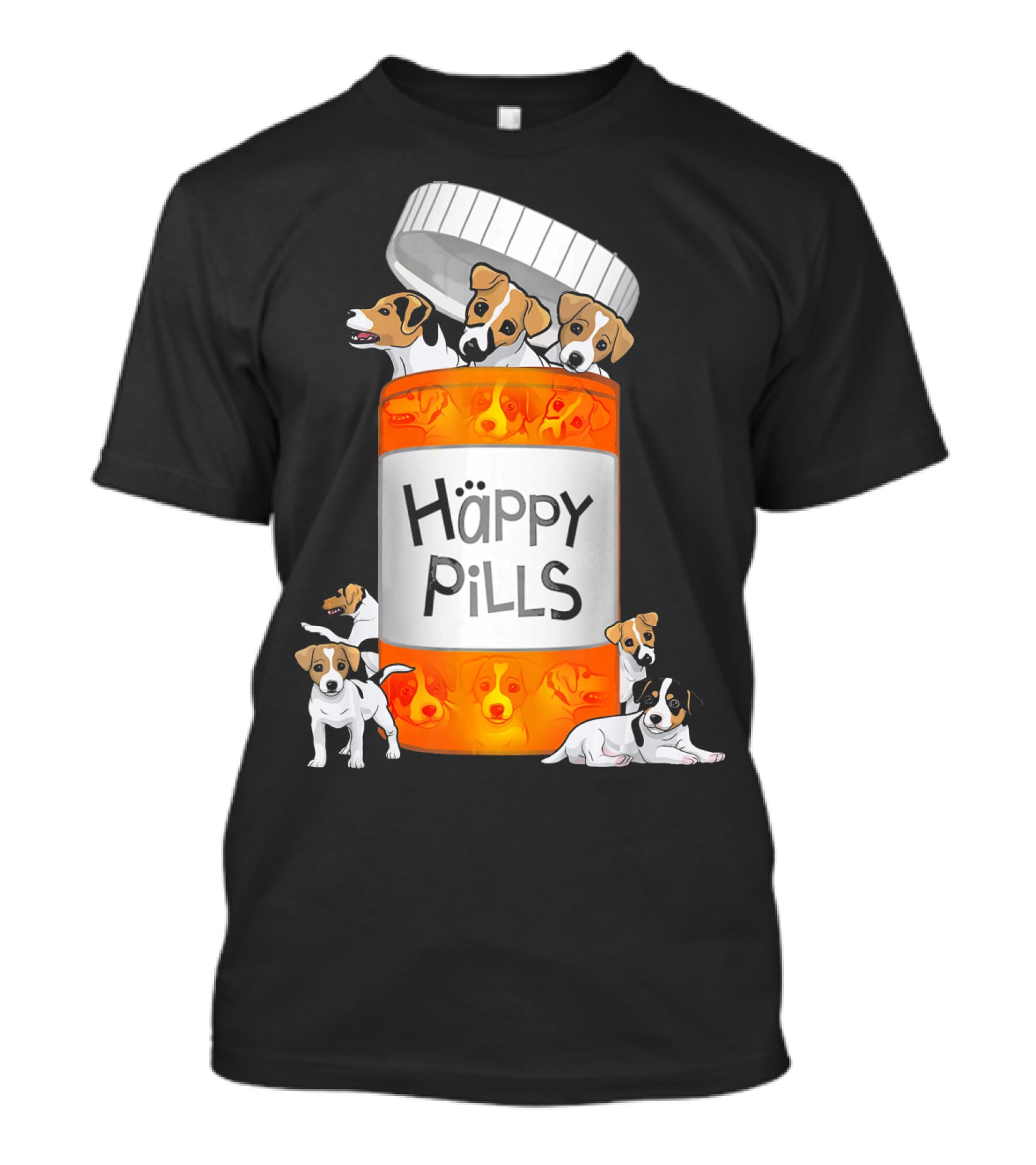 Happy Pills Jack Russell Terrier T-Shirt