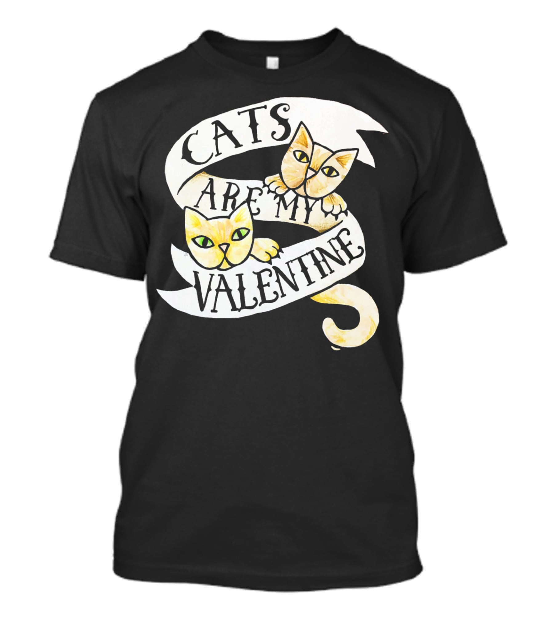 Cats Are My Valentine T-Shirt
