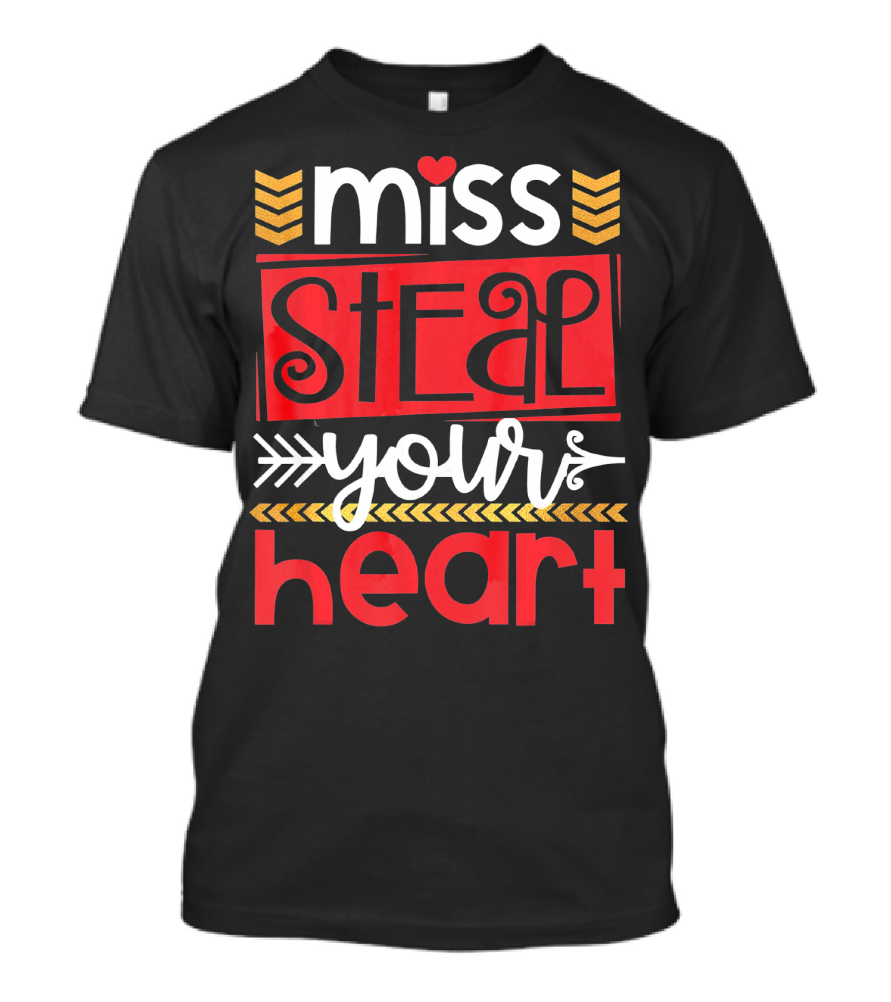 Miss Steal Your Heart Girls Valentines T-Shirt