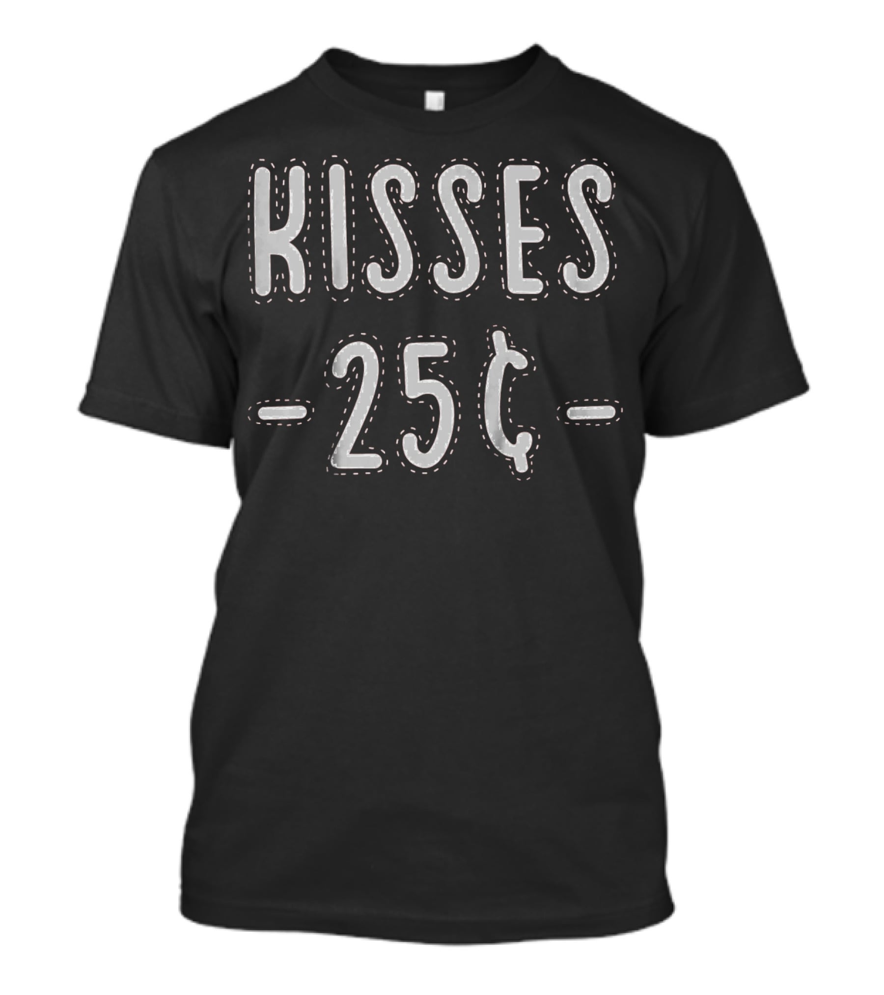 Kids Kisses 25 Cents Cute Valentine's Day Kisses 25¢ T-Shirt