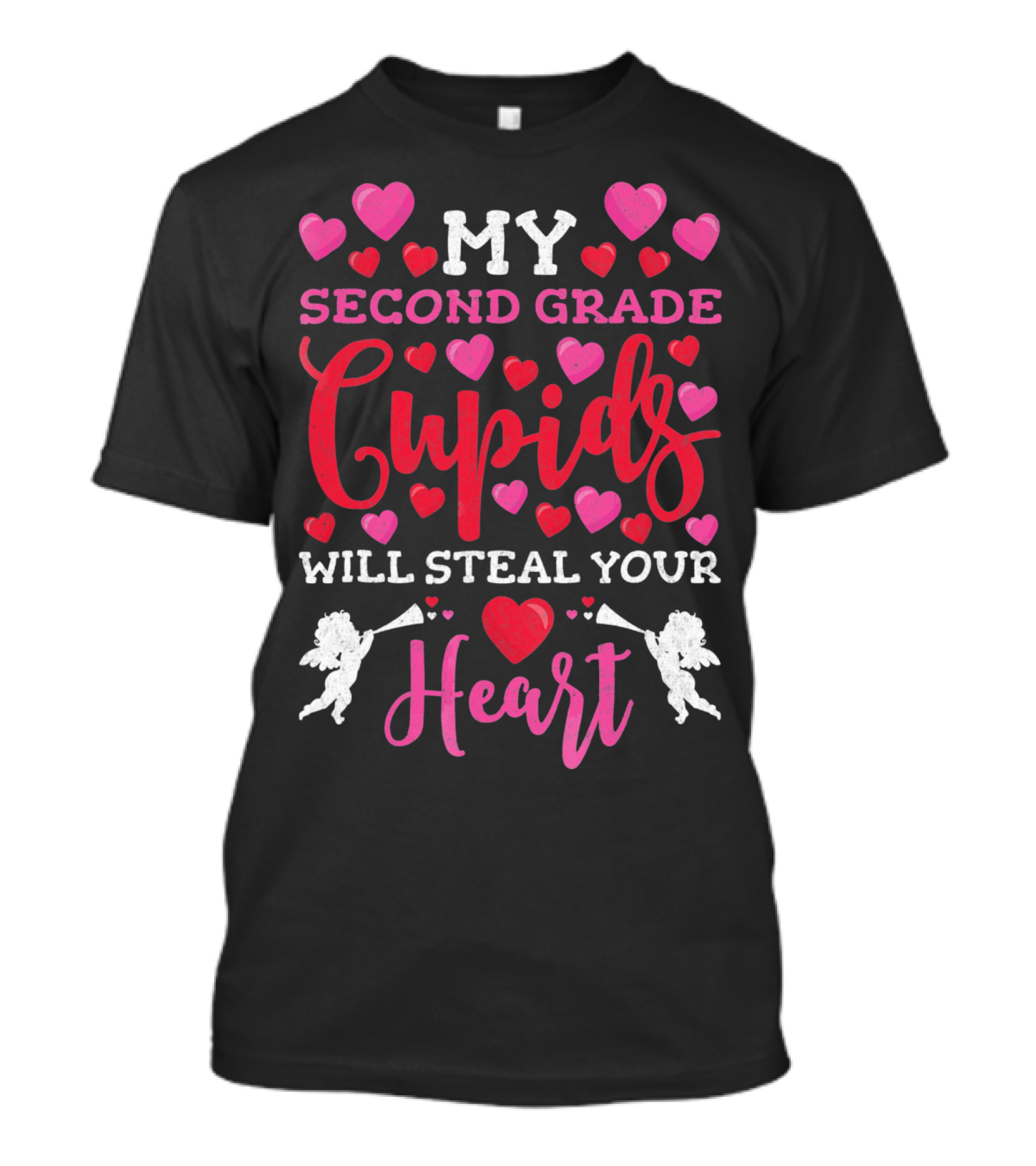 My Second Grade Cupids Will Steal Your Heart T-Shirt