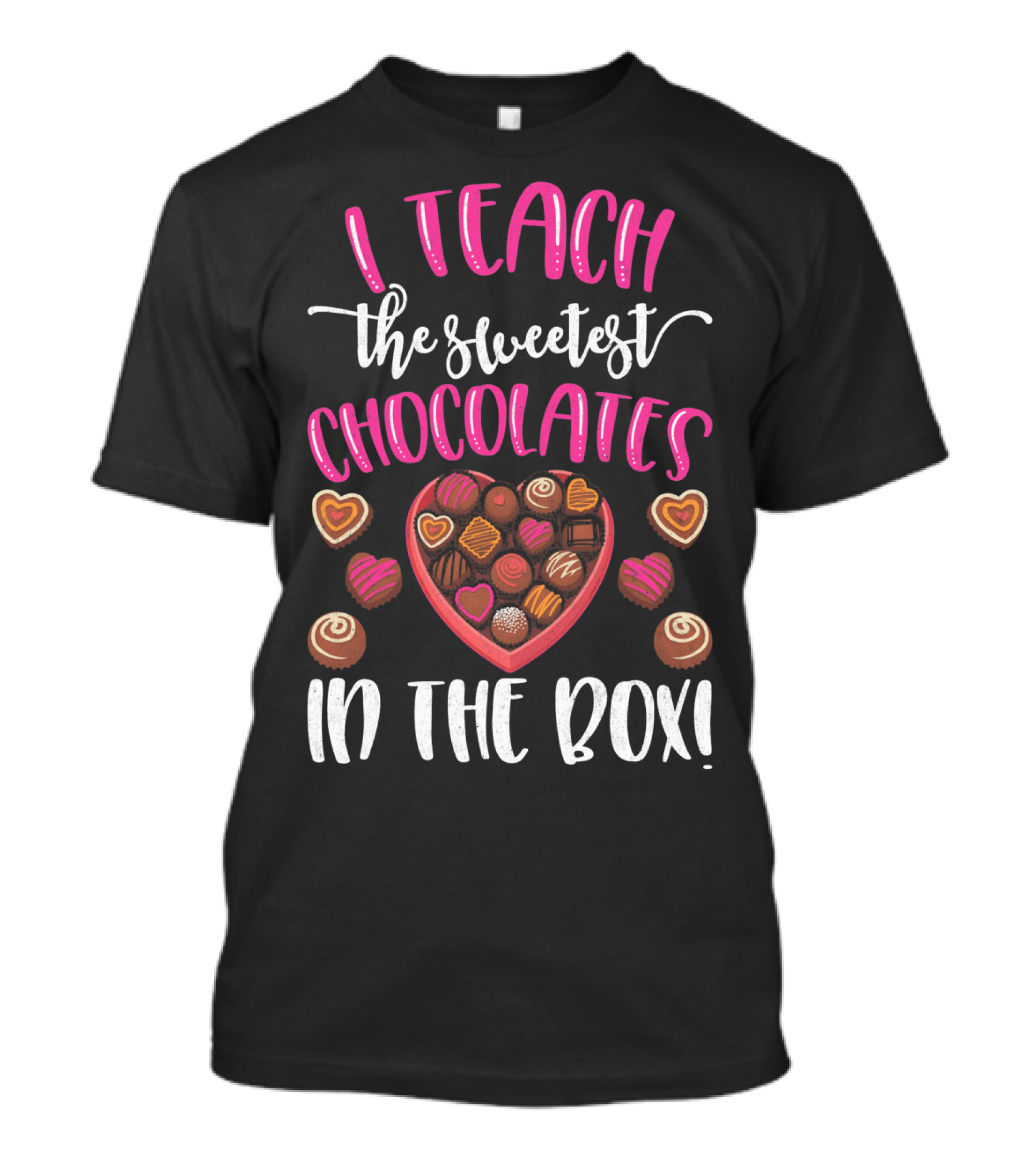 I Teach The Sweetest Chocolates Valentine's Day Teacher T-Shirt