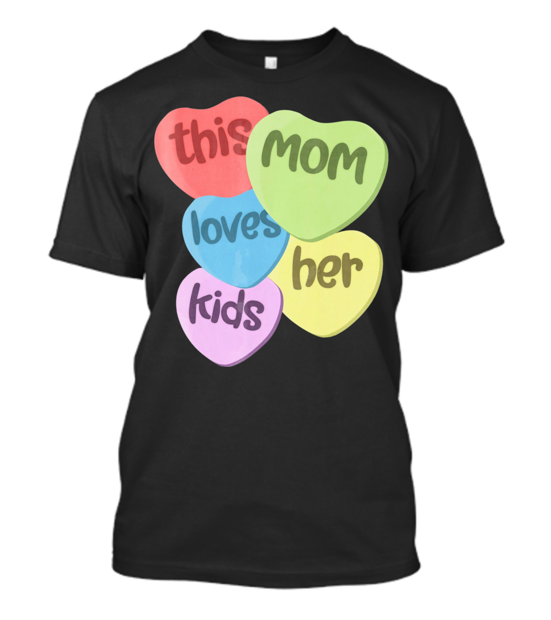 This Mom Loves Her Kids Valentines T-Shirt