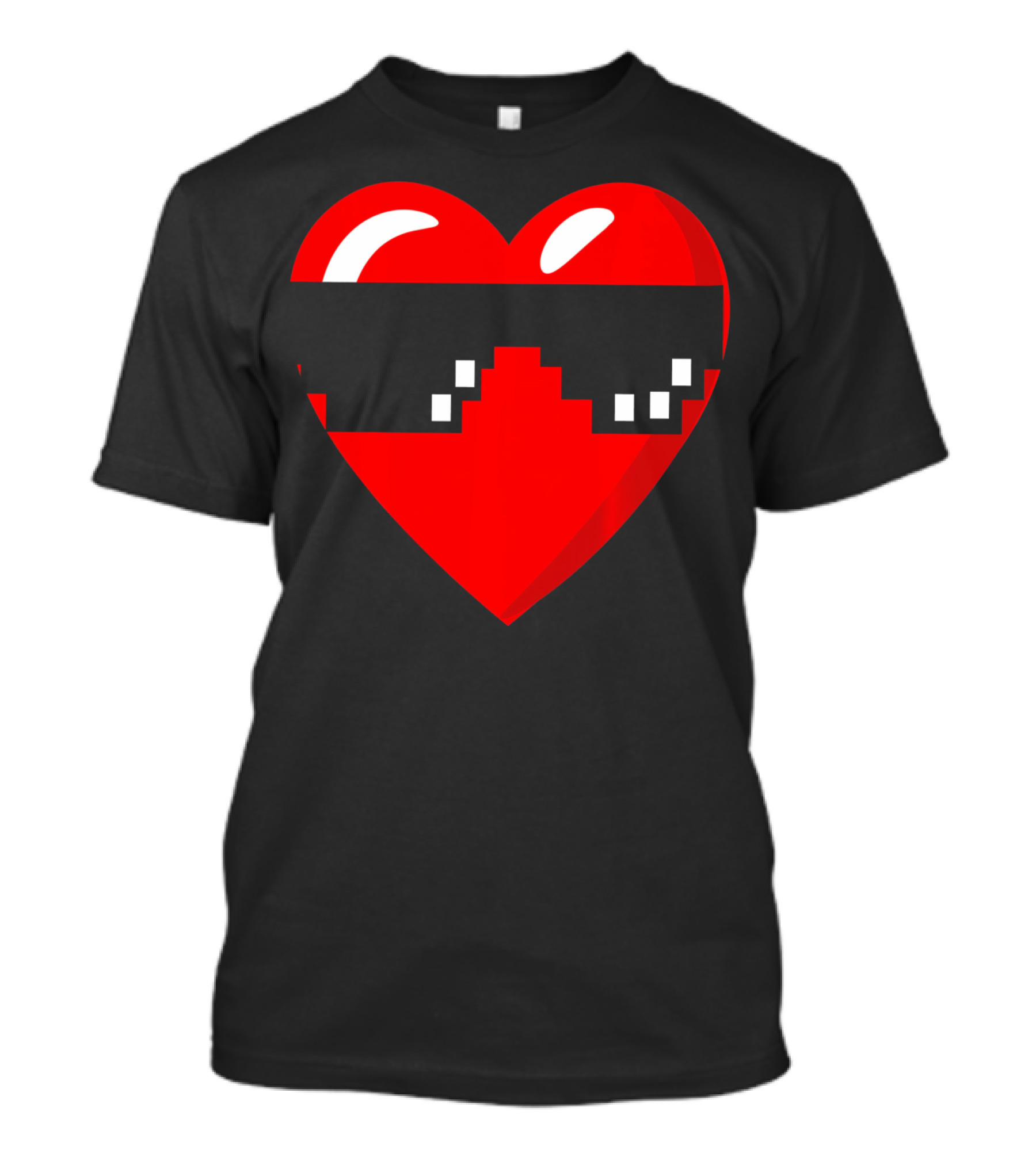 Thug Heart With Sunglasses Funny Meme Style Men Women Youth T-Shirt
