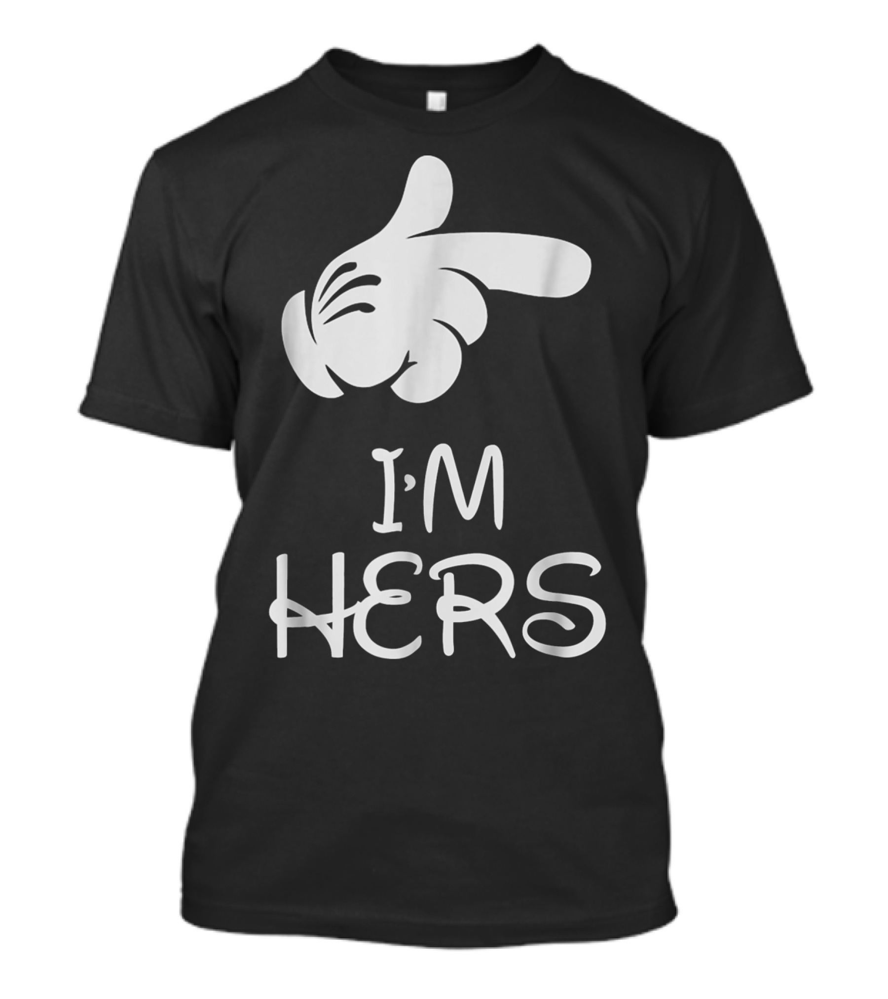 I'm Hers Funny Couple Valentine's Day Mens T-Shirt