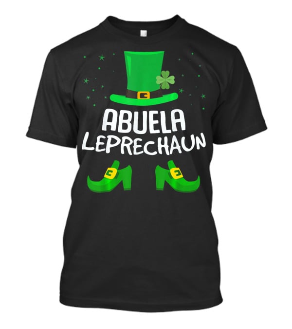Abuela Leprechaun Saint Patricks Hat And Shoes T-Shirt
