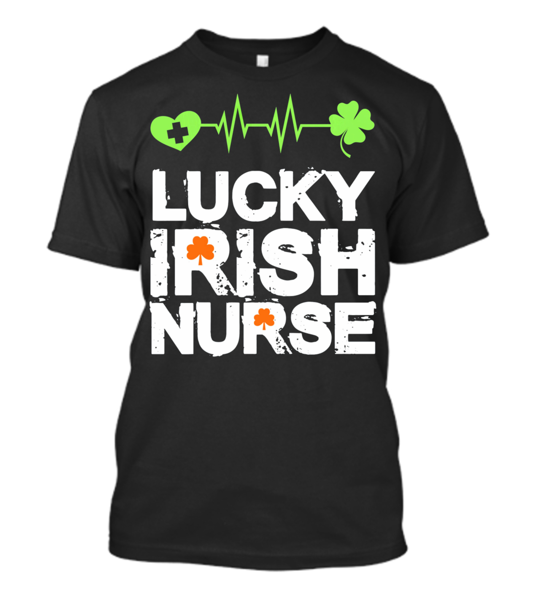 Lucky Irish Nurse St Patricks Day T-Shirt