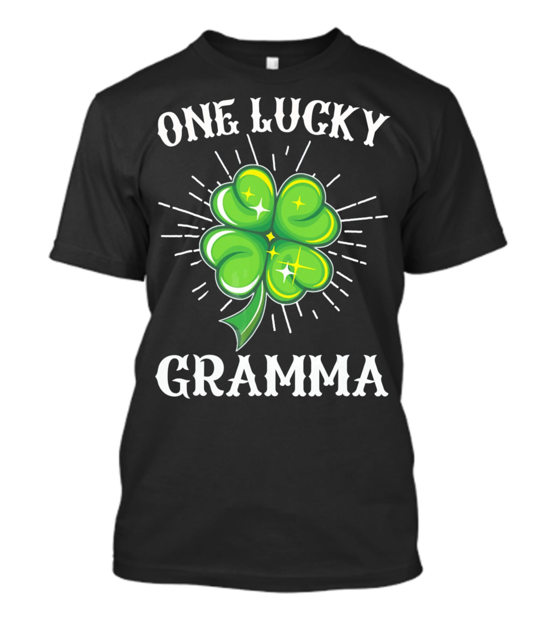 One Lucky Gramma Shamrock St. Patrick's T-Shirt