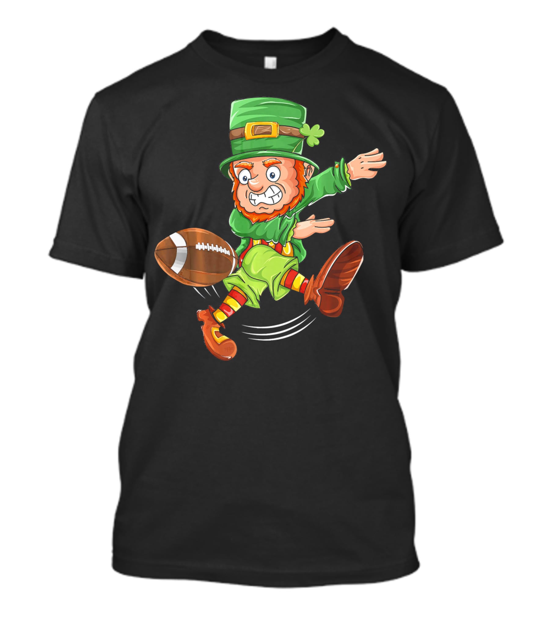 Leprechaun Rugby Kick St Patricks Day Coach Fun T-Shirt