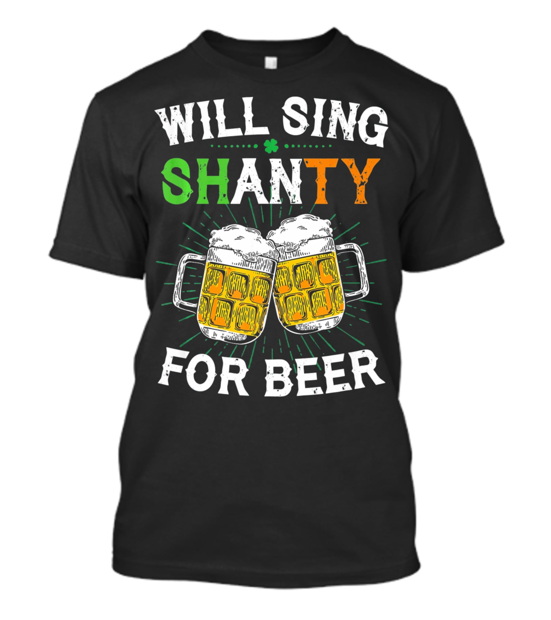 St. Patrick's Day Will Sing Shanty For Beer Irish Drink T-Shirt