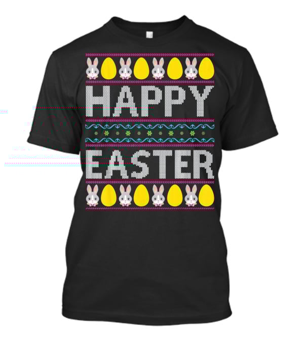 Happy Easter Bunny And Egg T-Shirt