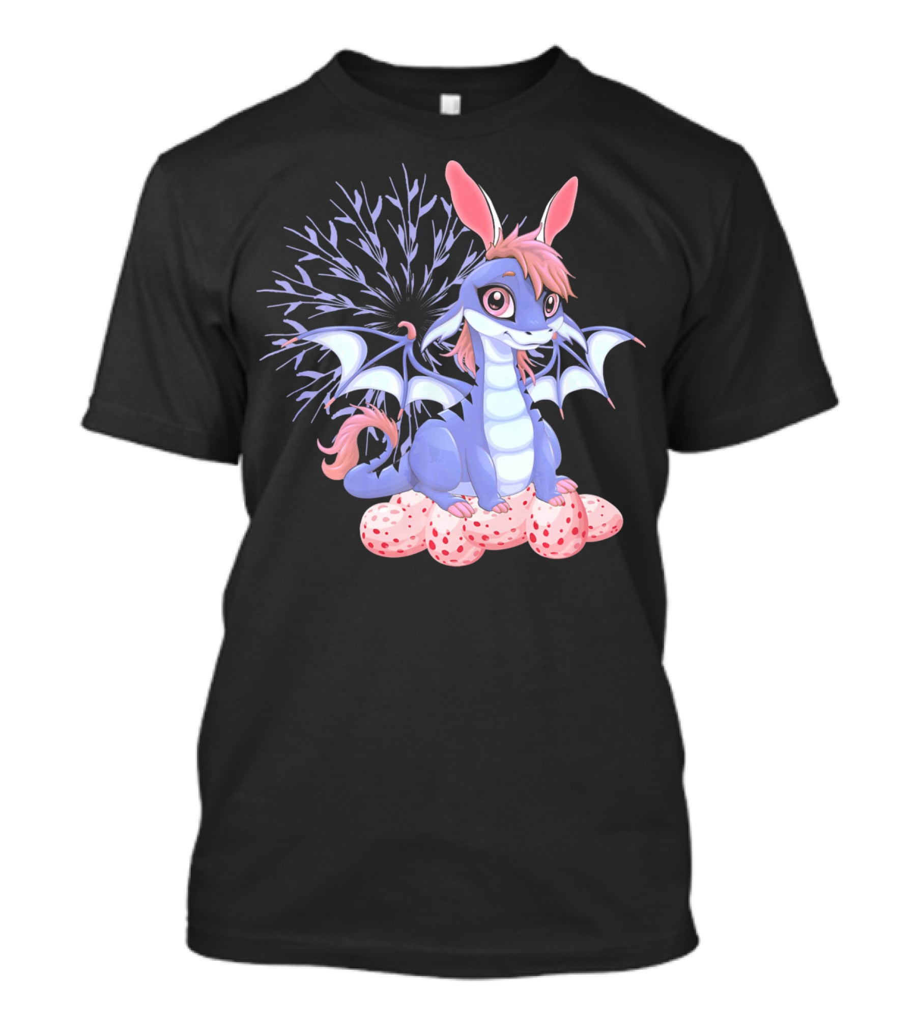 Cute Anime Dragon Bunny Easter Fantasy Toddler T-Shirt