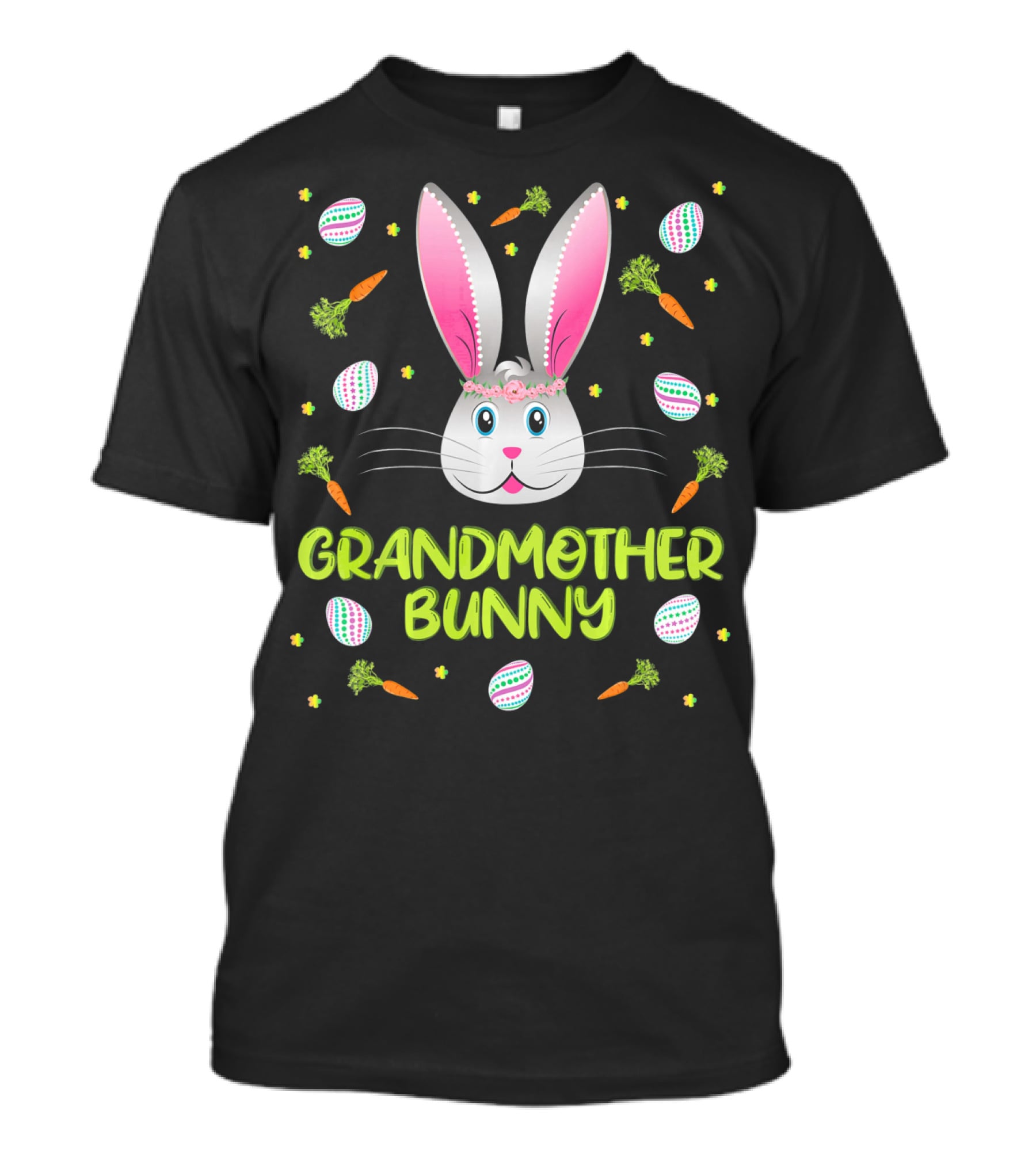 Grandmother Bunny Easter Egg Hunt T-Shirt