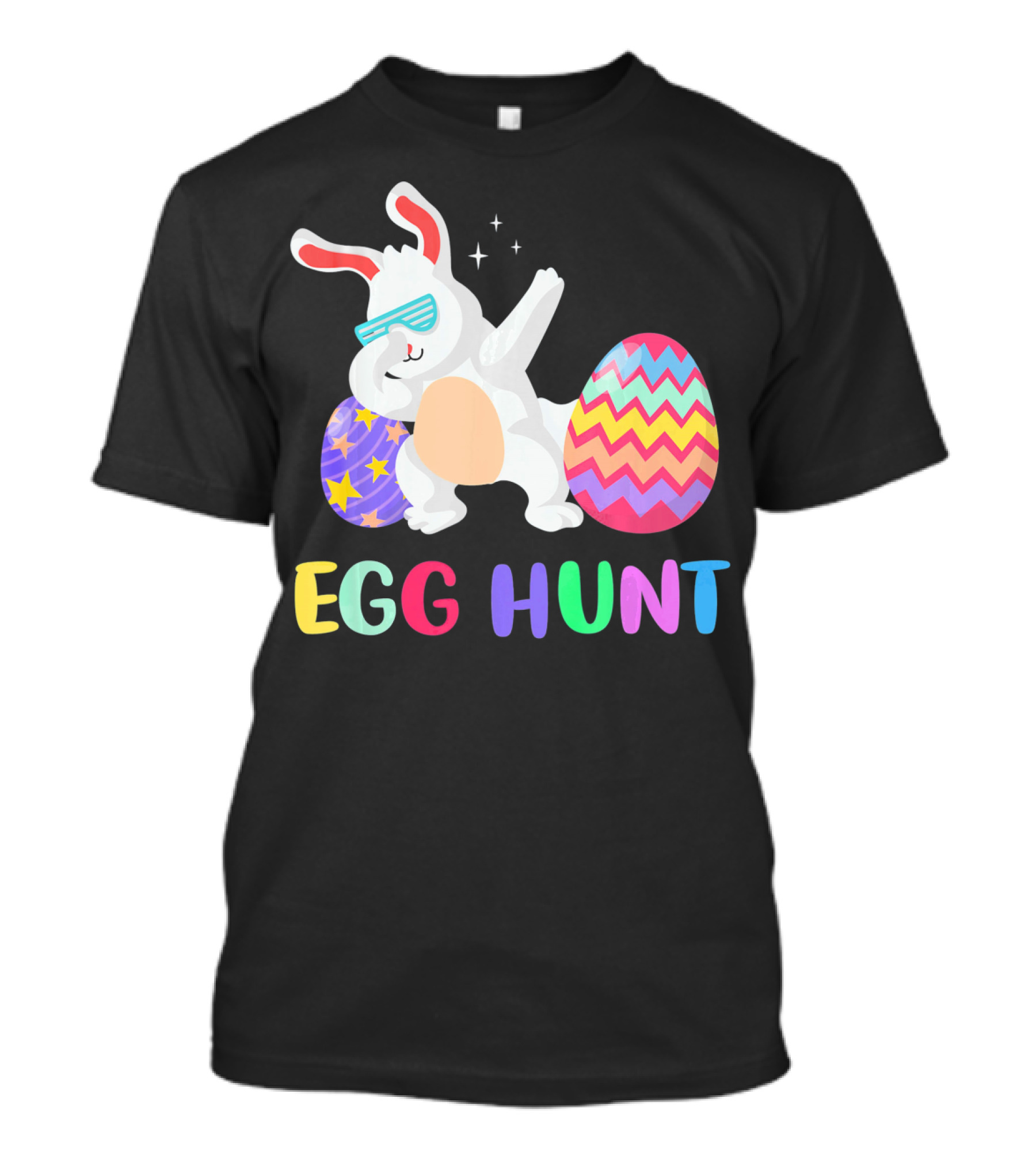 Easter Bunny Dabbing Egg Hunt Funny Easter T-Shirt