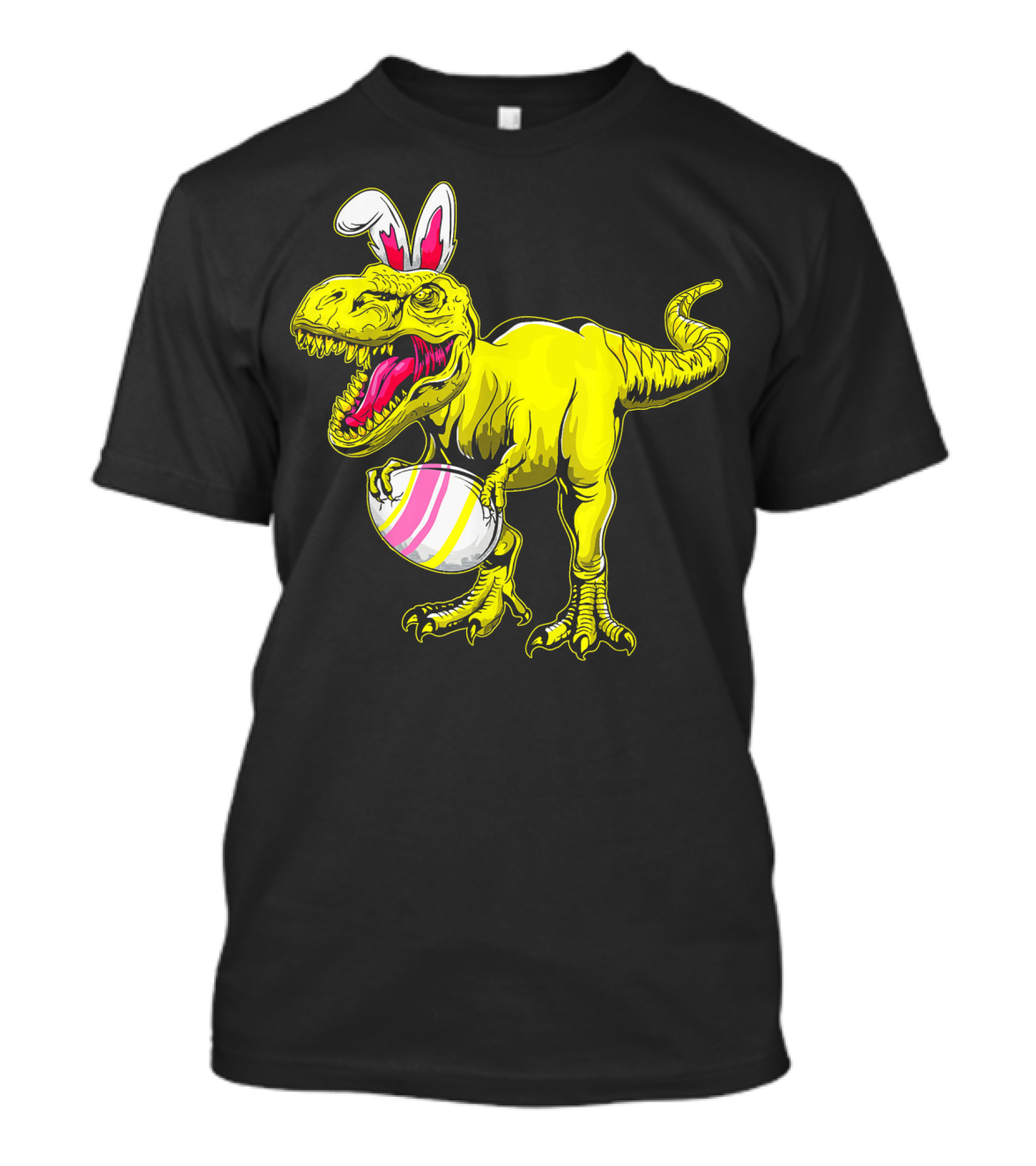 Tyrannosaurus Rex Easter Bunny Dinosaur With Egg T-Shirt