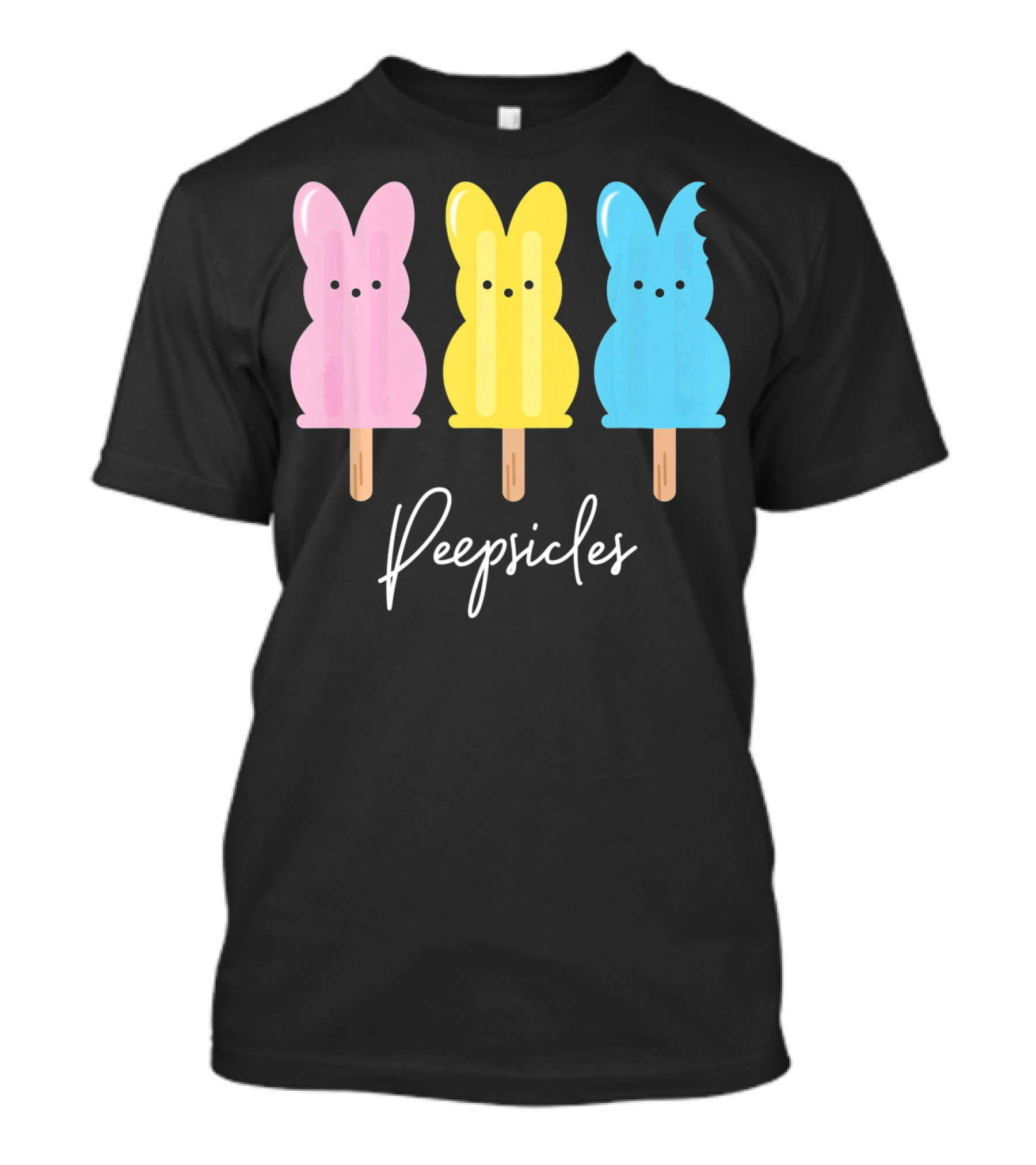 Peepsicles Fun Easter Bunny Cute Peep Popsicle T-Shirt