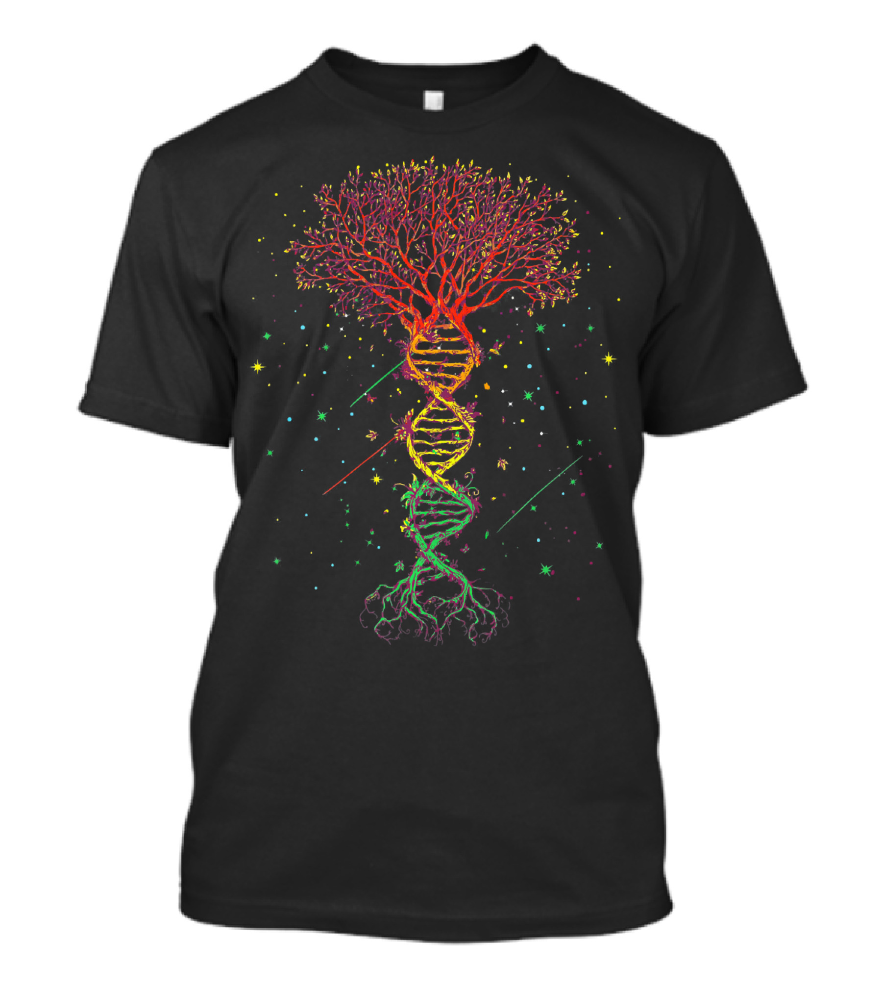 DNA Tree Of Life Genetics Biologist Science Nature T-Shirt