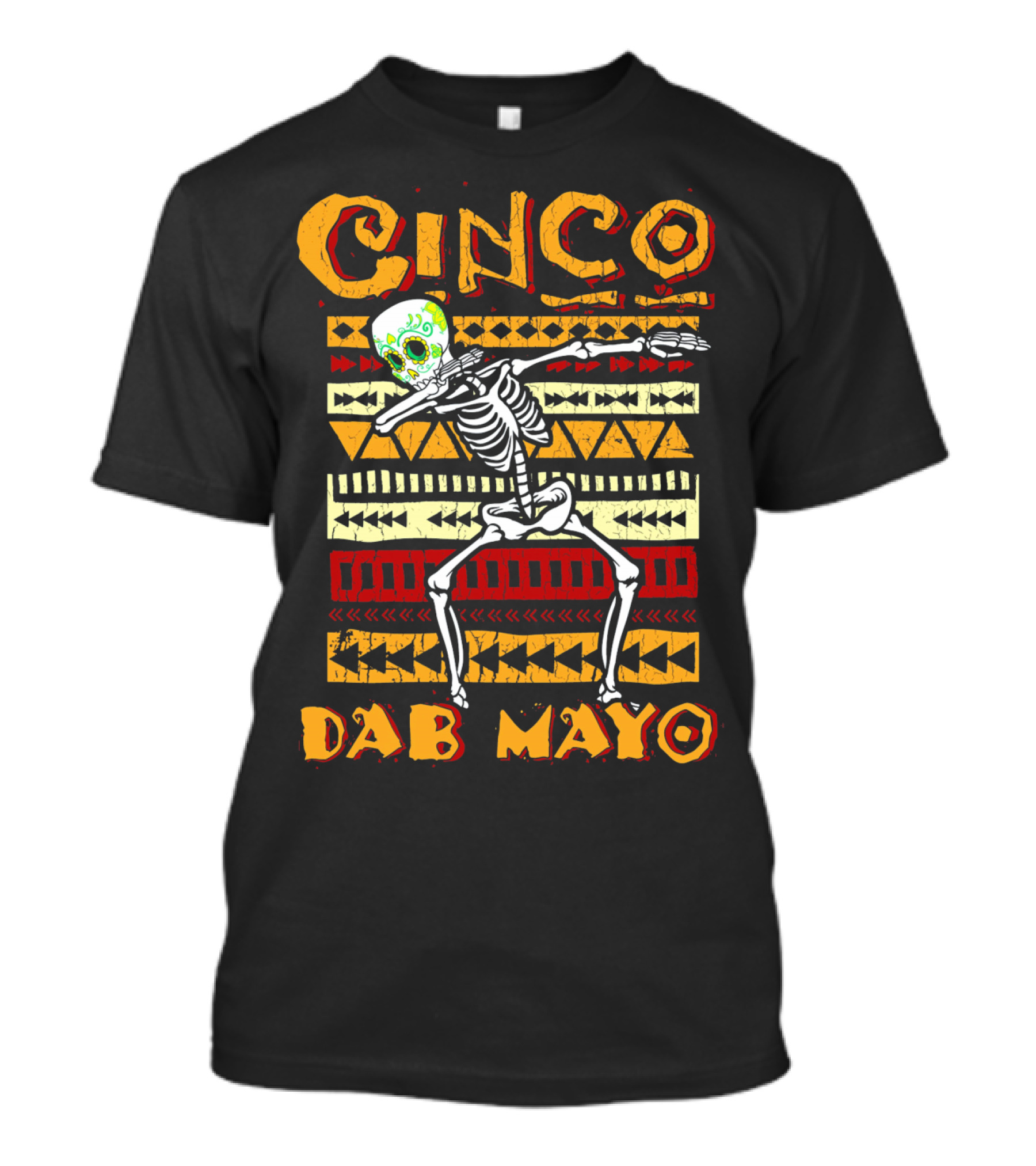 Cinco Dab Mayo Skeleton Dabbing Fiesta T-Shirt