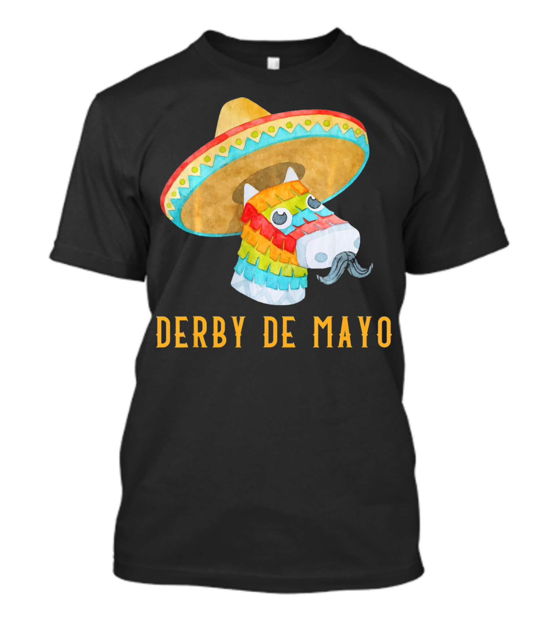 Derby De Mayo Kentucky Horse Race Piñata Sombrero T-Shirt