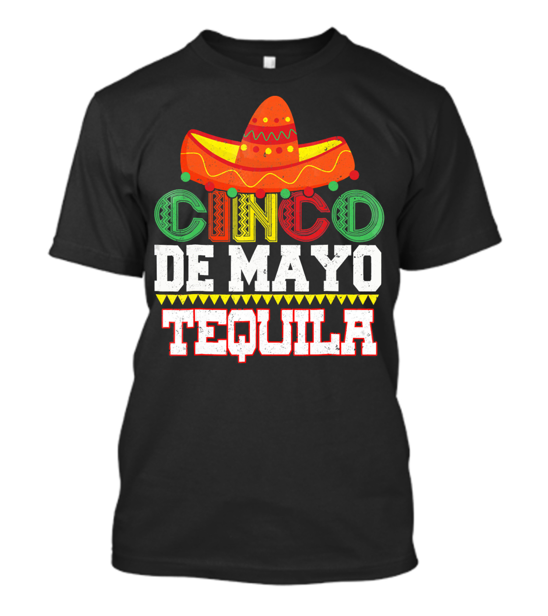 Cinco De Mayo Tequila Sombrero T-Shirt