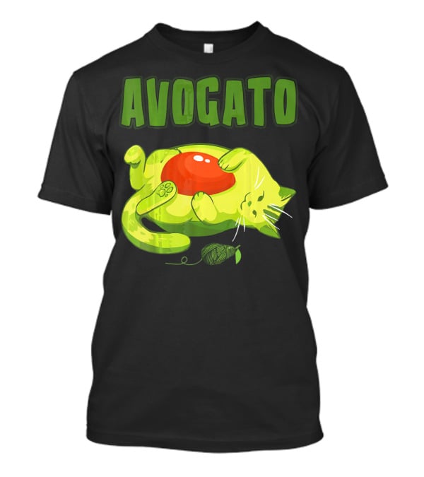 Avogato Cinco De Mayo Funny Meow Avocado Mexico T-Shirt