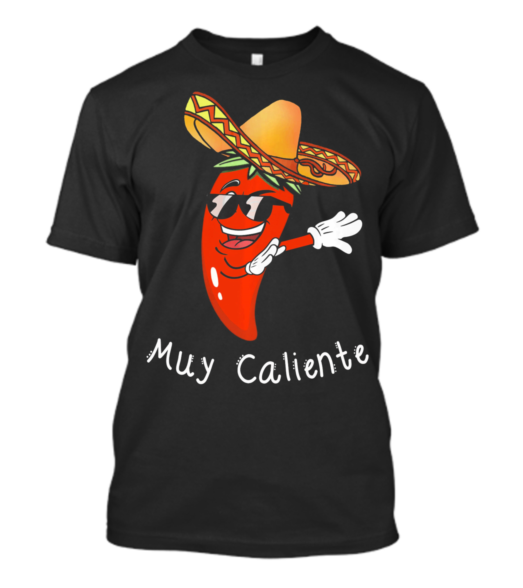 Muy Caliente Dabbing Jalapeno Cinco De Mayo T-Shirt